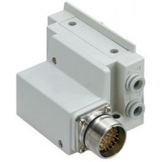 SMC solenoid valve 4 & 5 Port SS5Y5-12M, 5000 Series Manifold, Circular Connector (IP67)